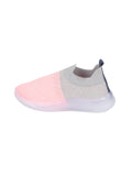 Sports Slip On Shoes With Led Light - Pink