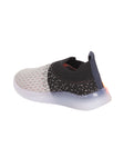 Sports Slip On Shoes With Led Light - Grey