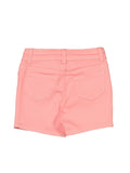 Mild Distressed Denim Shorts - Pink
