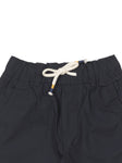 Premium Cotton Elastic Waist Shorts - Navy Blue