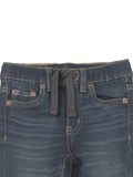 Mild Distressed Denim Shorts - Navy Blue