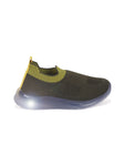 Casual Slip On Shoes With Light - Bottle Green