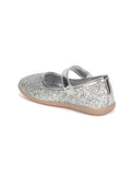 Bellies With Velcro Closure - Silver