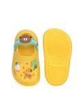 Cartoon Applique Anti-Slip Clogs - Yellow