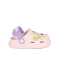 Baby Space Applique Anti-Slip Clogs - Pink