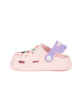 Baby Space Applique Anti-Slip Clogs - Pink