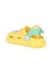 Baby Space Applique Anti-Slip Clogs - Yellow