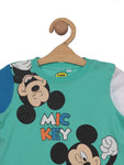 Mickey Printed Tshirt - Green