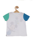 Mickey Printed Tshirt - White