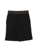 Athletic Printed Shorts - Black