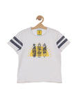 Surfboard Printed Tshirt - White