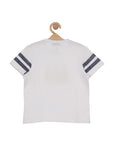 Surfboard Printed Tshirt - White