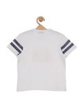 Surfboard Printed Tshirt - White