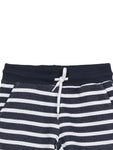Striped Shorts - Navy Blue
