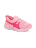 Casual Slip On Shoes With Led Light - Pink