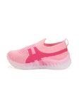 Casual Slip On Shoes With Led Light - Pink