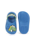 Dinosaur Applique Anti-Slip Clogs - Navy Blue