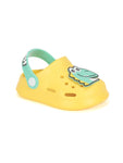 Dinosaur Applique Anti-Slip Clogs - Yellow