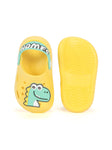 Dinosaur Applique Anti-Slip Clogs - Yellow