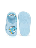 Dinosaur Applique Anti-Slip Clogs - Blue