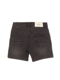 Mild Distressed Denim Shorts - Black