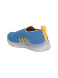 Casual Slip On Shoes With Led Light - Blue