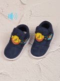 Coolz Musical Chu Chu Shoes With Velcro Closing - Navy Blue