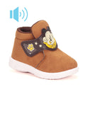 Coolz Musical Chu Chu Shoes With Velcro Closing - Brown