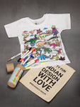 Doodle Doo Jungle Print Washable Colour Set - White