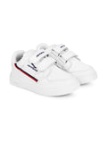 Casual Shoes With Velrco - White