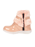 Party Boots With Light - Peach