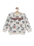 Looney Tunes Printed Fleece Set - Cream