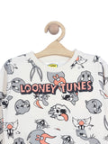 Looney Tunes Printed Fleece Set - Cream