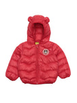 Mickey Led Light Polyfill Hooded Jacket - Red