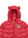 Mickey Led Light Polyfill Hooded Jacket - Red