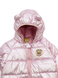 Led Light Polyfill Hooded Jacket - Pink