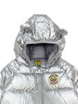 Led Light Polyfill Hooded Jacket - Silver