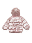 Led Light Polyfill Hooded Jacket - Peach