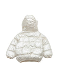 Led Light Polyfill Hooded Jacket - Cream