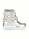 Party Boots With Led Light - Silver