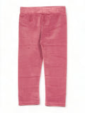 Solid Velvet Leggings - Pink