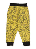 Mickey Mouse Printed Hosiery Track Bottom - Yellow