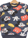 Mickey Mouse Printed Fleece Set - Navy Blue