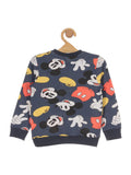 Mickey Mouse Printed Fleece Set - Navy Blue