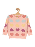 Printed Sweater Set - Pink
