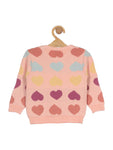 Printed Sweater Set - Pink