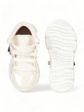 Laced Up Party Boots  - White