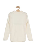 Round Neck Skivvy - Cream