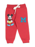 Mickey Mouse Printed Hooded Tracksuit Set - Red