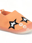 Soft Infant Booties - Orange